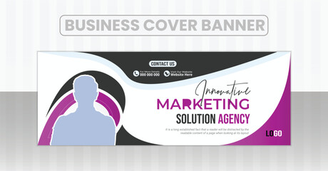 Business and marketing social media banner design for digital agency corporate facebook cover design