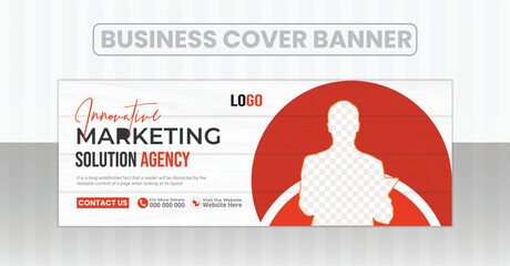 Business and marketing social media banner design for digital agency corporate facebook cover design