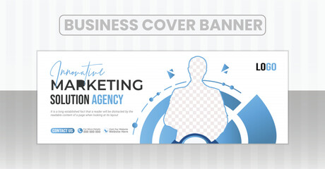 Business and marketing social media banner design for digital agency corporate facebook cover design