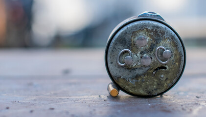 Unveiling the Timeless Beauty of an Antique Mechanical Metal Alarm Clock Watch