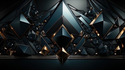 Luxury in  black blue Modern Vectors Illustrating a Sophisticated Background
