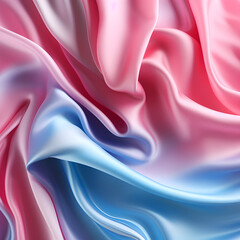 Obraz premium silk background,soft,material,wave,Ai generated