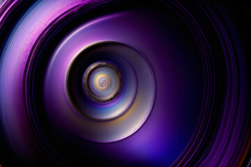 Obraz premium A Close Up Of A Circular Object With A Blurry Background