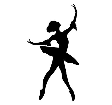 recommend clip art: Watercolor dancing ballerina black lines. Isolated dancing ballerina.Hand drawn classic ballet performance, pose.Young pretty ballerina women illustration. Can be used for postcard and posters.