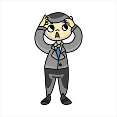 cartoon businessman 4