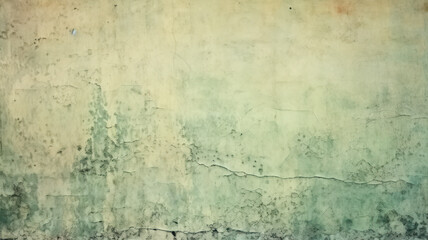Fototapeta na wymiar Vintage Green Concrete Wall with Tonal Painted Texture