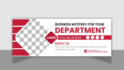 Business mystery for your department cover design.