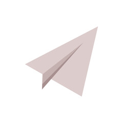 paper plane icon design vector template