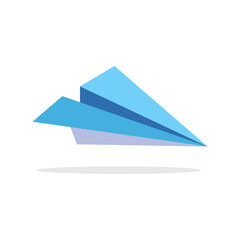 paper plane icon design vector template