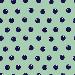 Small Grapes Pattern Vector Illustration
