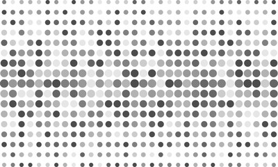 Fototapeta na wymiar Abstract background with dots random grey and white shades.