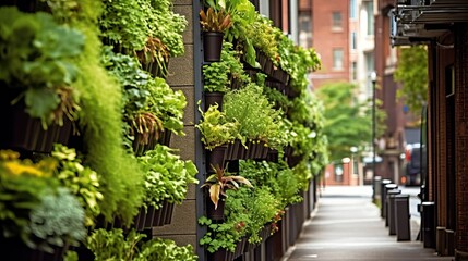 Fototapeta na wymiar Greenhouse with plant, Urban farming and gardening (Ai generated)