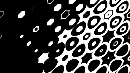 Wallpaper with black and white shapes. Abstract background for wallpapers and designs.