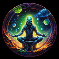 christmas tree on the moon