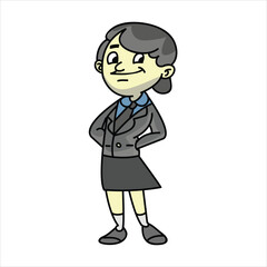cartoon business woman 5