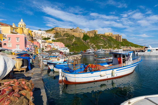 Marina di Corricella, Procida, Flegrean Islands, Campania