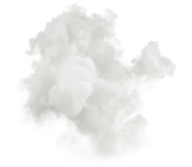  White smooth realistic clouds free shapes isolated backgrounds 3d rendering png © Krit