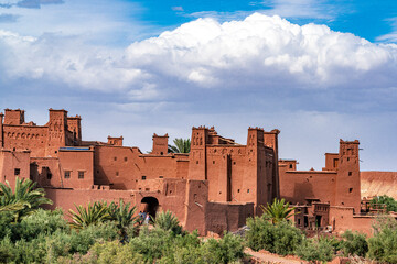 Ancient fortress (Ksar), Ait Ben Haddou, UNESCO World Heritage Site, Ouarzazate province, Morocco