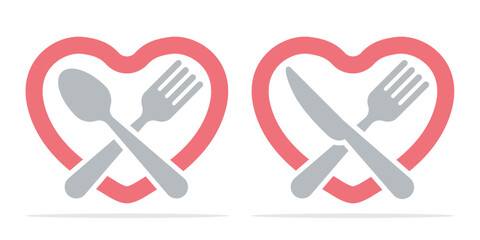 Illustration icon for food sharing, food donation