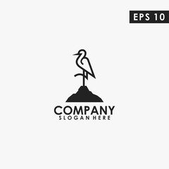 Crane Logo Design Modern Vector Template. Crane Logo. Vector Illustration