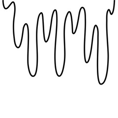 Winter Frozen Snow Outline