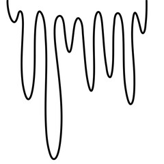 Winter Frozen Snow Outline