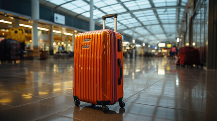 Suitcase in airport