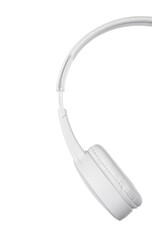 Wireless headphones close up isolated on a white background