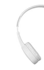 Obraz premium Wireless headphones close up isolated on a white background