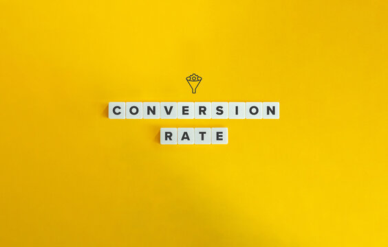 Conversion Rate Banner and Concept Image.