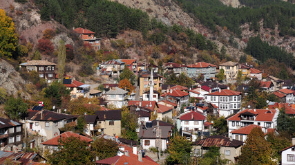 Fototapeta premium Mudurnu Town, located in Bolu, Turkey, is an important tourism city with its old Ottoman houses and historical monuments.