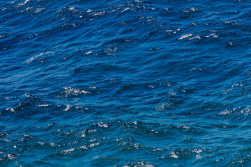 Deep ocean water texture at daylight from arecibo puerto rico