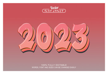 Happy new year 2023 text effect