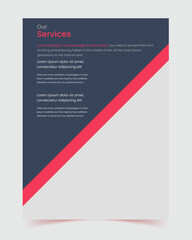 flyer, company profile, A4, Brochure creative design, cover, report, Multipurpose template, back and inside pages, Trendy minimalist design, Vertical a4 format