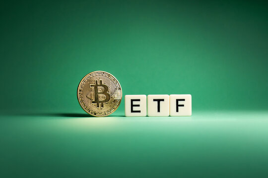 Bitcoin ETF Concept, Cryptocurrency ETF