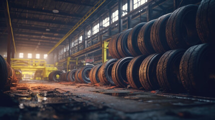 Tire automotive factory