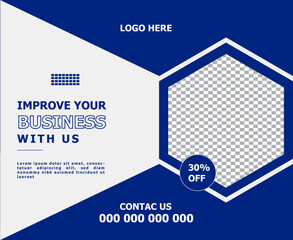 Business Social Media Layouts. Customer service feedback review social media post template.