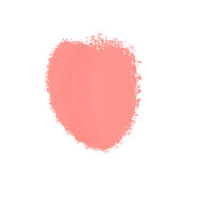 red heart on white background