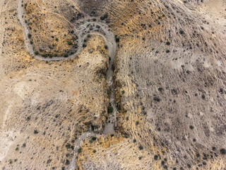 Famous place gorge of angels in the mountains of Armenia,aeril view.
