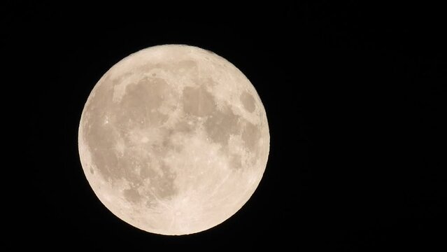 満月　2023年　7月4日　バックムーン　Buck Moon