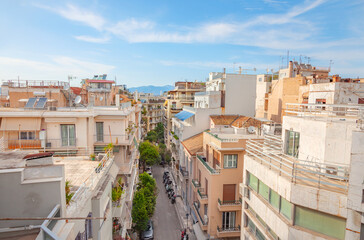 Street view of Athens