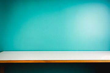 empty modern desk with clean background