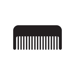 hair comb icon logo vector design template