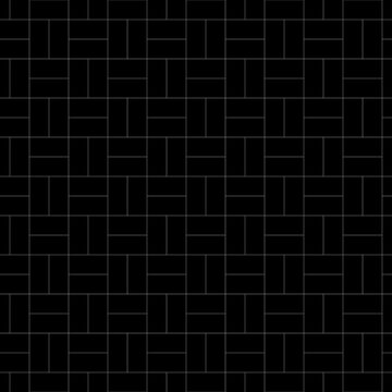 Seamless pattern with parquet ornament. Bricks cladding floor. Rectangle slabs tessellation image. Repeated stones ornamental background. Mosaic motif. Flooring wallpaper. Digital paper. Vector art