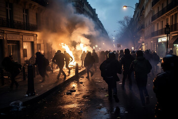 Paris Under Siege: The Clash of Rebellion and Order