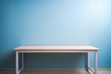 empty modern desk with clean background