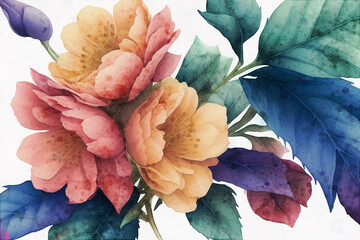 beautiful elegant peony flower illustration - 620327178