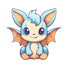 Adorable Dragon Cartoon Character: Perfect for Children's Merchandise, Books, and More