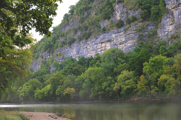 A peaceful morning on the White River in Buffalo City, Arkansas 