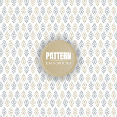 Vector seamless pattern with small diamond shapes, floral silhouettes.
